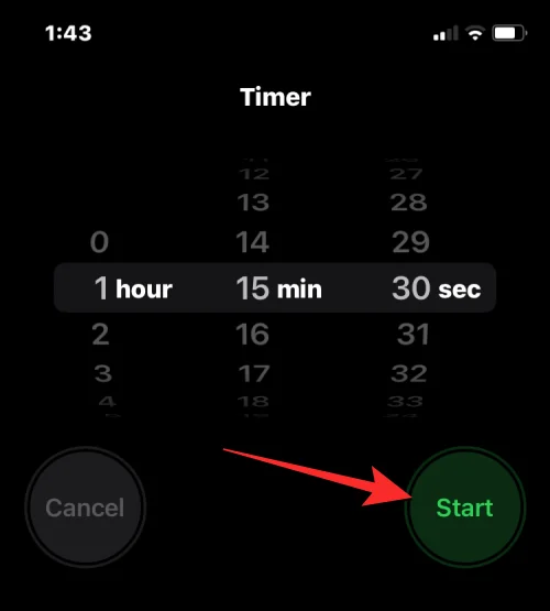 A Multi-Timer használata iPhone-on iOS 17 rendszerrel