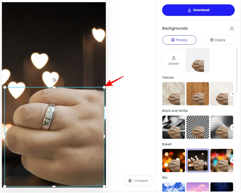 Hur man ändrar bakgrunden för en bild gratis på webben