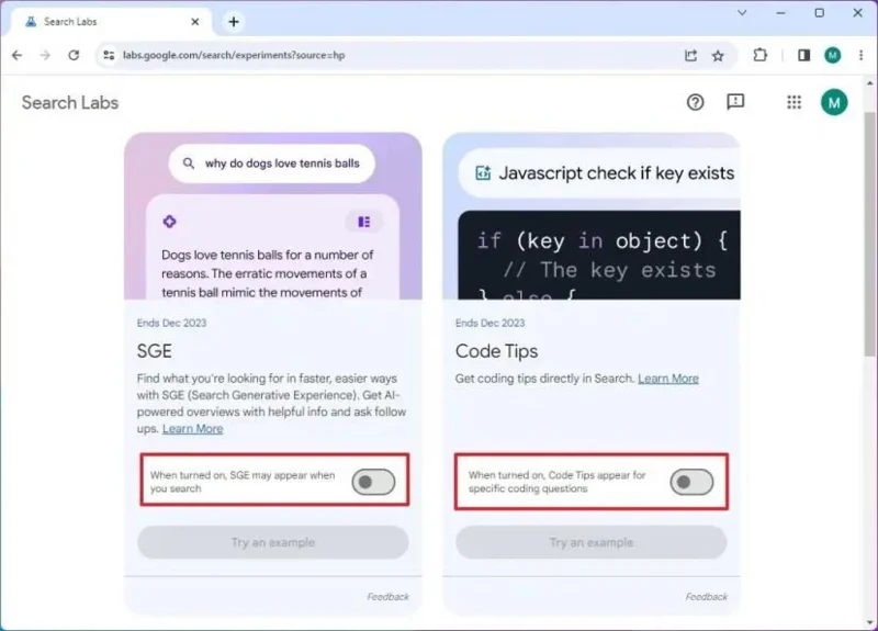 Як вимкнути результати пошуку Generative AI у Google