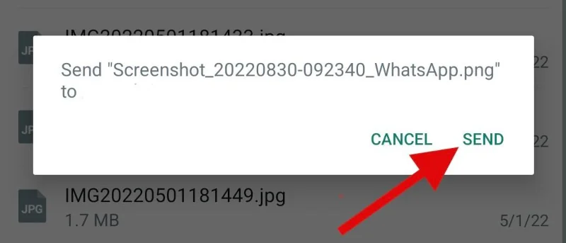 Sådan sender du billeder som dokument i Whatsapp på iPhone eller Android