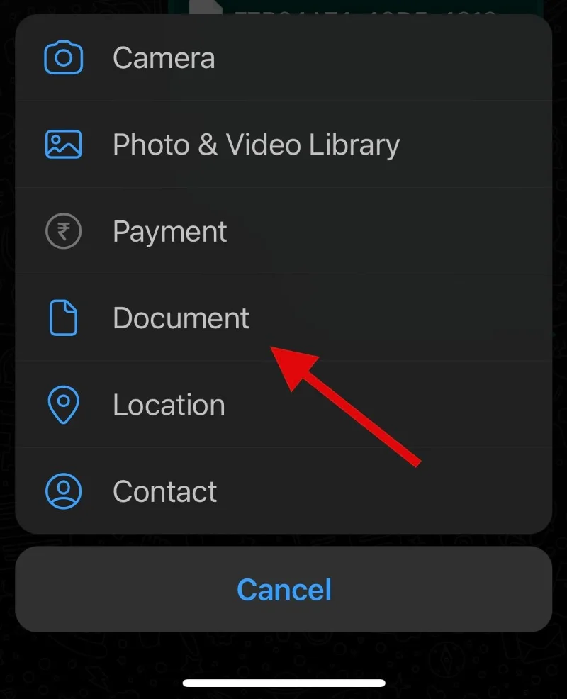 Sådan sender du billeder som dokument i Whatsapp på iPhone eller Android
