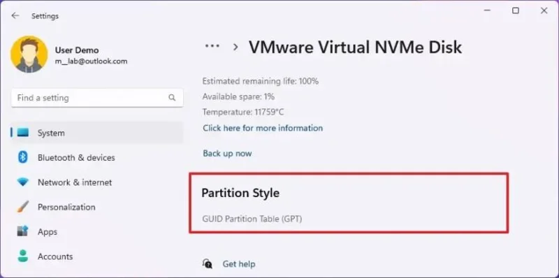 Як перевірити стиль розділу (GPT або MBR) у Windows 11