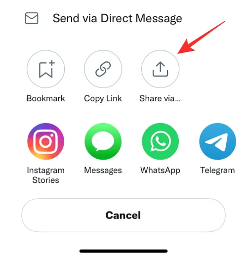 Videók mentése a Twitterről iPhone-on