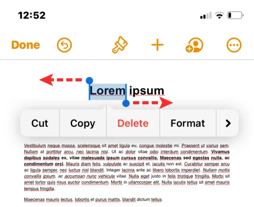 Hvordan redigere et Word-dokument på iPhone [AIO]
