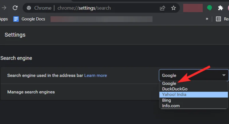 Yahoo Searchin poistaminen Chromesta PC:llä ja puhelimella
