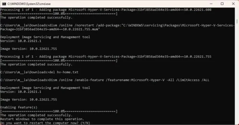 Як встановити Hyper-V на Windows 11 Home