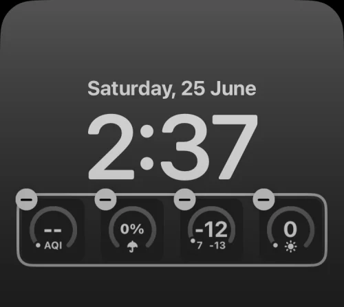 Var kan du lägga till widgets på iOS 16 låsskärm?