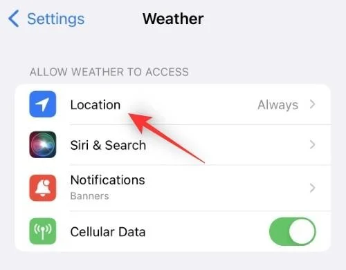 Як виправити розряд батареї програми Weather App на iOS 16