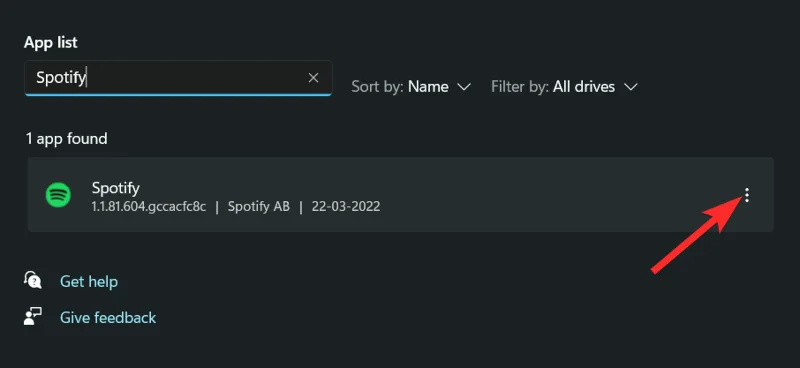 Jak odinstalovat Spotify na Windows 11