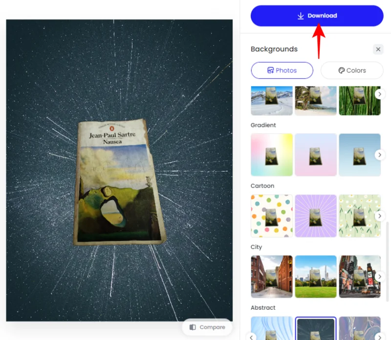 Hur man ändrar bakgrunden för en bild gratis på webben