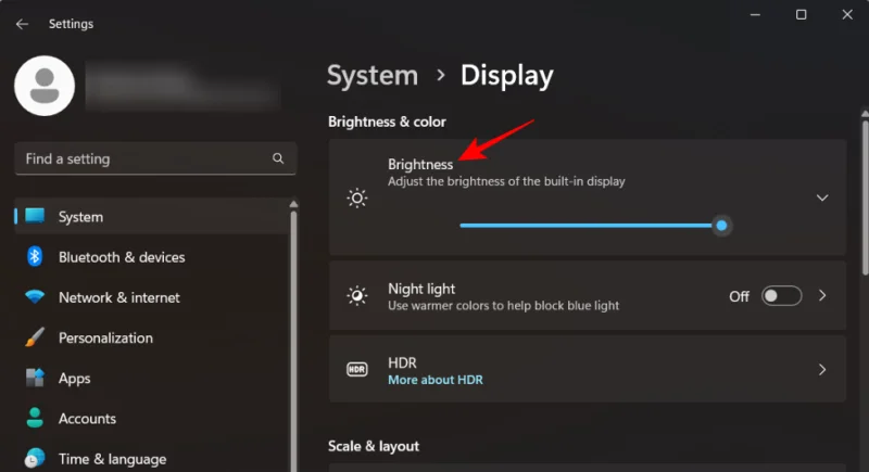 Як увімкнути або вимкнути адаптивне керування яскравістю вмісту в Windows 11