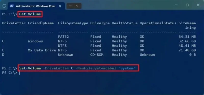 Як змінити назву мітки тому диска в Windows 11