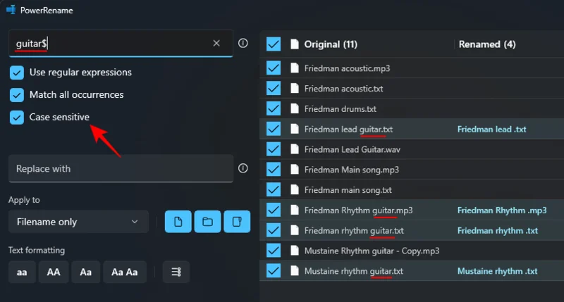 Windows PowerToys: Jak dávkově přejmenovat soubory a složky pomocí PowerRename