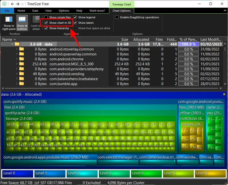 Slik sjekker du brukt plass på Android fra en Windows-PC via MTP