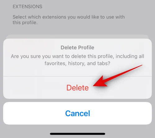 Safari-profilok létrehozása és használata iOS 17 rendszeren