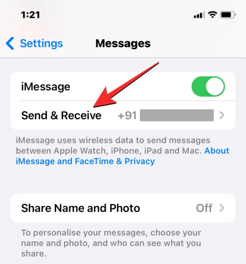 „Az Apple ID használata az iMessage-hez” üzenetet kapja?  Mit kell tenni
