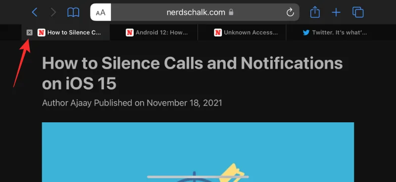 IOS 15: Co je panel karet Landscape v Safari?