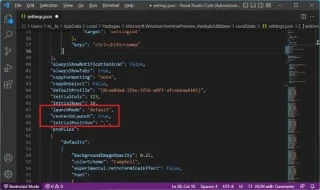 Kuinka avata Windows Terminal center aina näytöllä