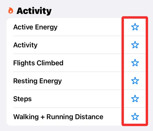 Hogyan távolítsuk el a kedvenceket a Health alkalmazásból iPhone-on