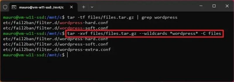 Як шукати у файлі tar.gz, не відкриваючи його в Windows 11