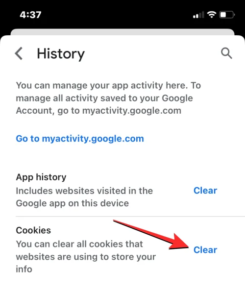 Cookie-k törlése iPhone-on: lépésről lépésre