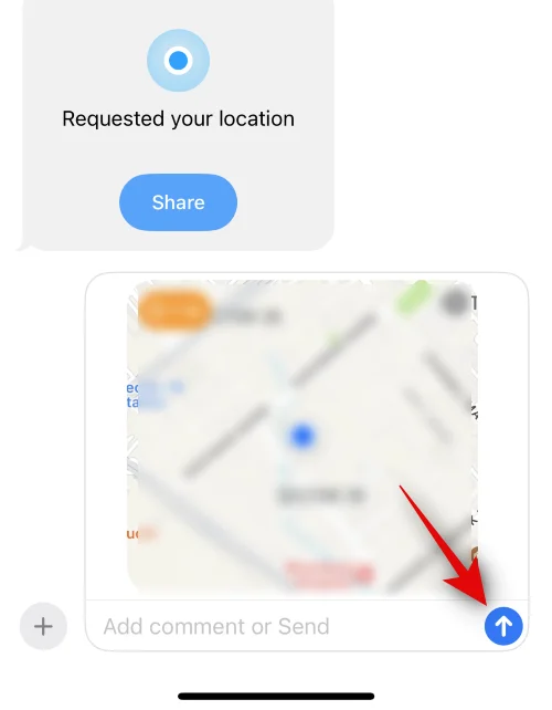 Hvordan dele posisjon og administrere den ved hjelp av meldinger på iOS 17