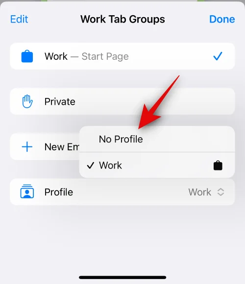 Safari-profilok létrehozása és használata iOS 17 rendszeren