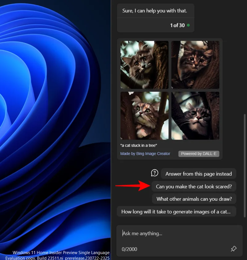 Как да генерирате AI изображения с Windows Copilot