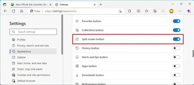 Kuinka ottaa jaettu näyttö käyttöön Microsoft Edgessä