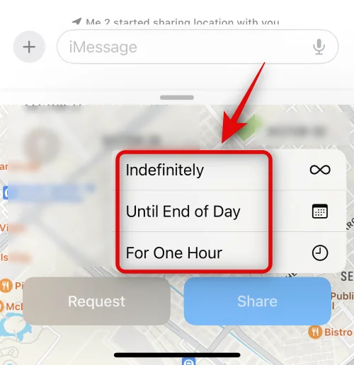 Hvordan dele posisjon og administrere den ved hjelp av meldinger på iOS 17
