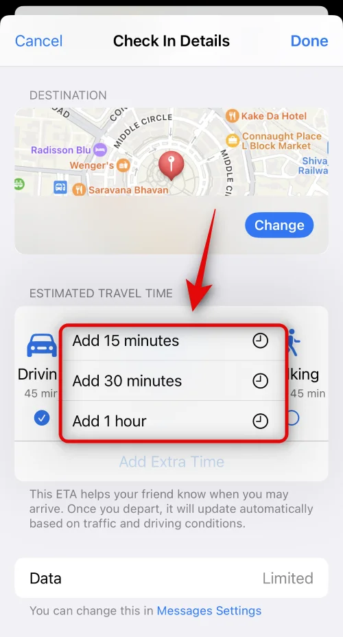 A Bejelentkezés az Messages alkalmazásban iOS 17 rendszeren