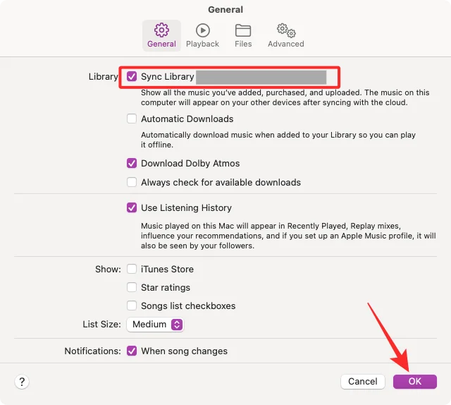 A „Felhő zenei könyvtár frissítése” hiba javítása az Apple Music alkalmazásban