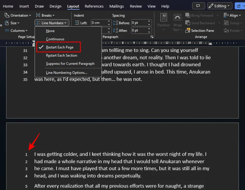 Как да номерирате редове, абзаци и изречения в MS Word [2023]