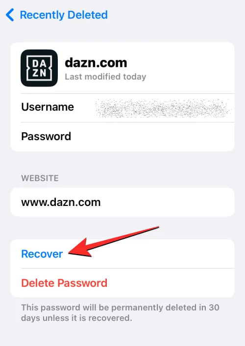 Slik gjenoppretter du slettede passord på iPhone på iOS 17