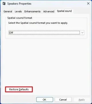 Як скинути налаштування аудіо до стандартних у Windows 11