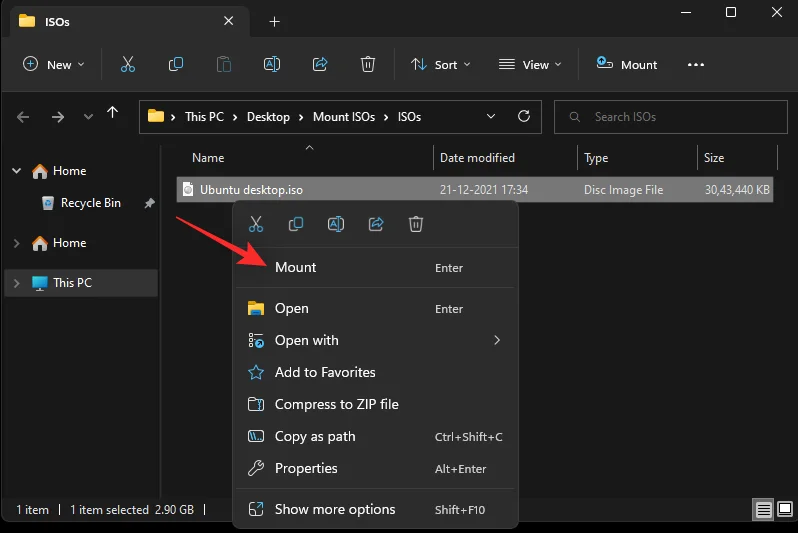 5 måter å enkelt montere ISO i Windows 11