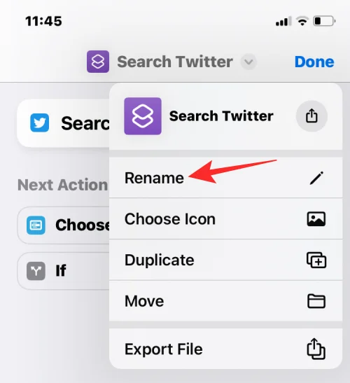 Parancsikonok létrehozása, szerkesztése és megosztása iPhone-on