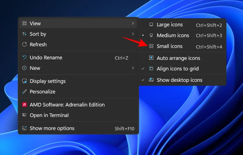Як зменшити іконки в Windows 11 [5 способів]