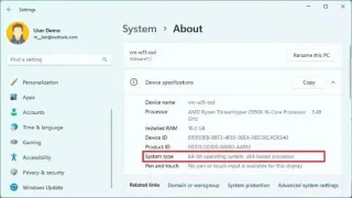 Як перевірити, чи є процесор ARM64 або x64 (64-розрядний) у Windows 11