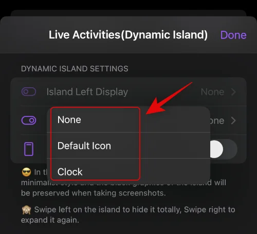 Alkalmazás-parancsikonok hozzáadása a Dynamic Islandhez a Lock Launcher segítségével