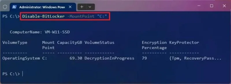 Jak zakázat BitLocker v systému Windows 11