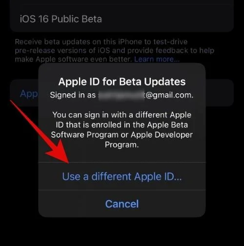 Hur man väljer ett annat Apple-ID för iOS Beta-uppdateringar