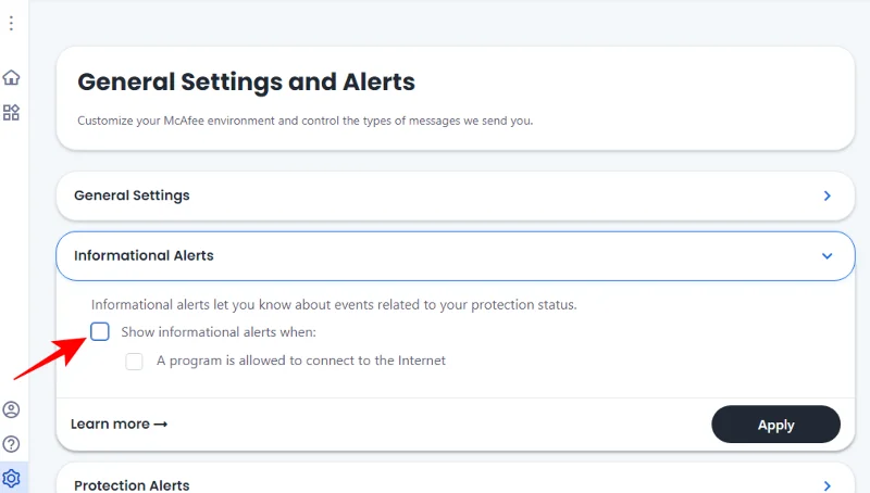 Jak zastavit vyskakovací okna McAfee v systému Windows 11