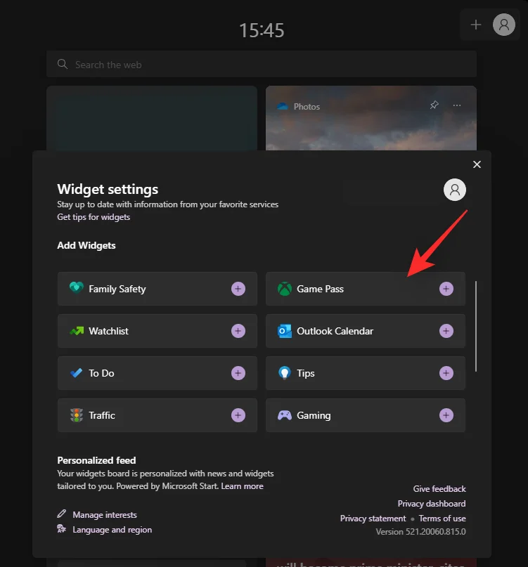 Як увімкнути та використовувати віджет Game Pass у Windows 11