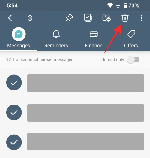 Üzenetek tömeges törlése Androidon 7 módon