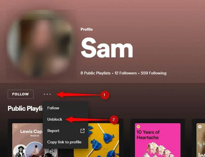Slik blokkerer du noen på Spotify