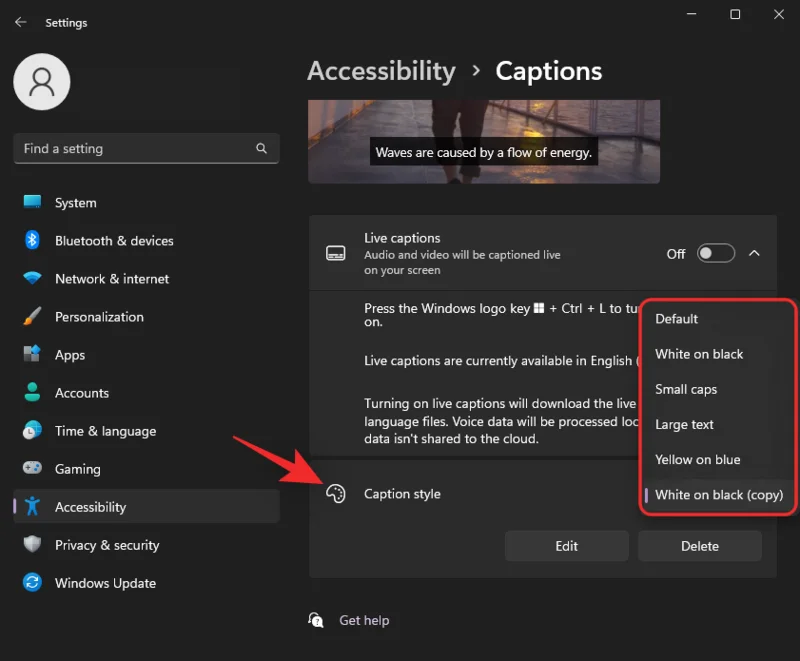 Jak používat živé titulky v celém systému v systému Windows 11