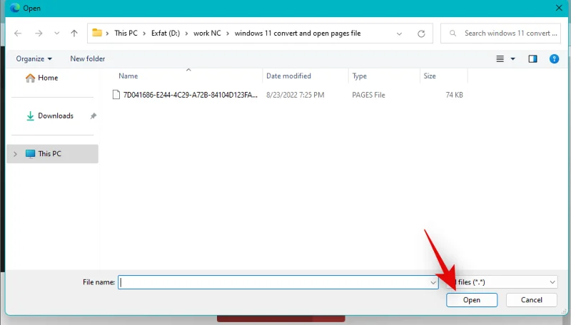 6 tapaa avata Pages-tiedosto Windows 11:ssä
