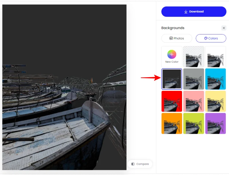 Hur man ändrar bakgrunden för en bild gratis på webben