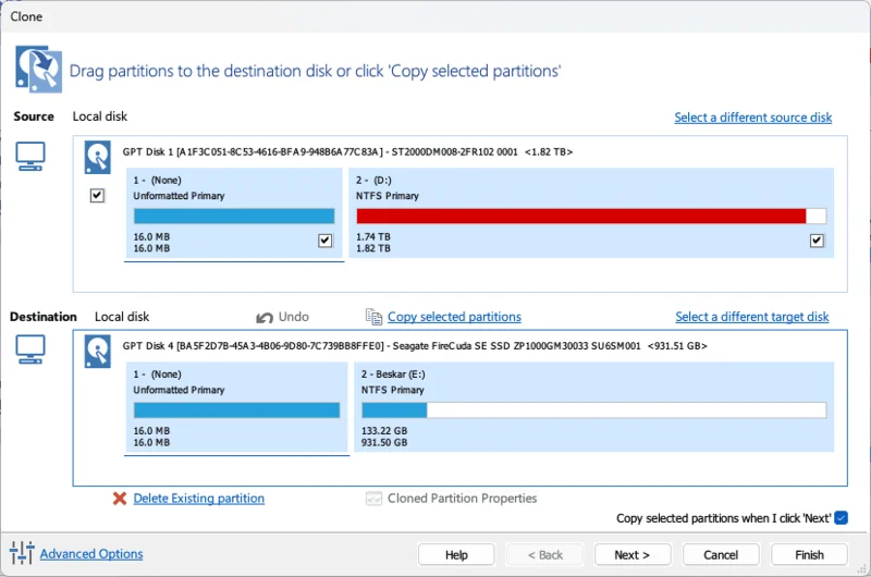 Merevlemez klónozása